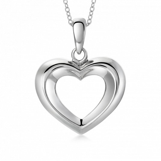 SOFIA ezüst medál szív  medál AEAP4320/R