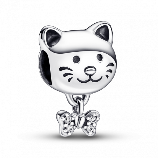 E-shop PANDORA korálka Mačka s mašľou korálka 792255C01