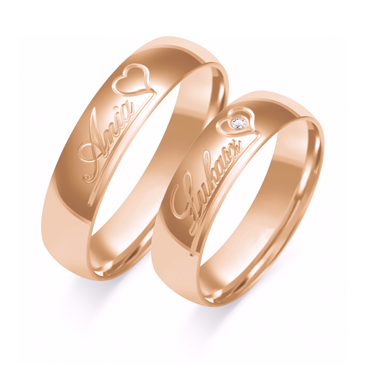 SOFIA zlatý dámský snubní prsten ZSO-378WRG