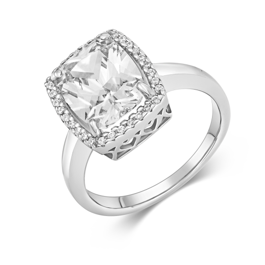 SOFIA strieborný prsteň so zirkónmi CK50709576109G