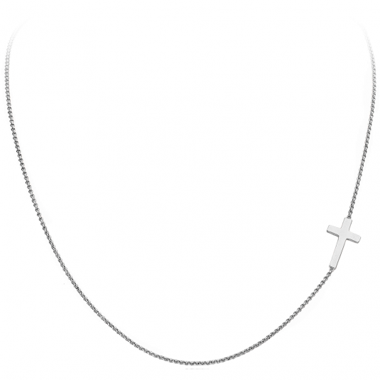 AMEN stříbrný náhrdelník s křížkem CLCB3