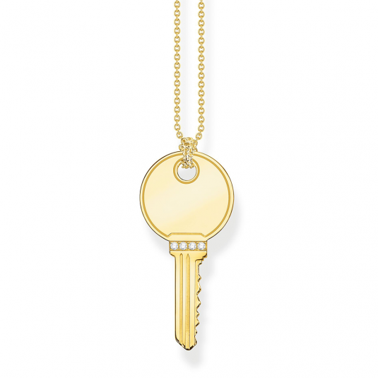 E-shop THOMAS SABO náhrdelník Key gold náhrdelník KE2131-414-14