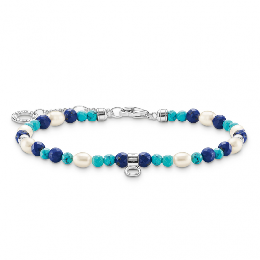 E-shop THOMAS SABO náramok Blue stones and pearls náramok A2064-775-7-L19V