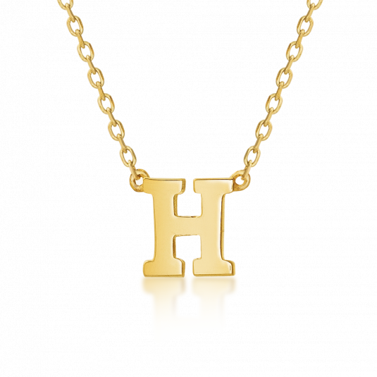 SOFIA zlatý náhrdelník s písmenem H NB9NBG-900H