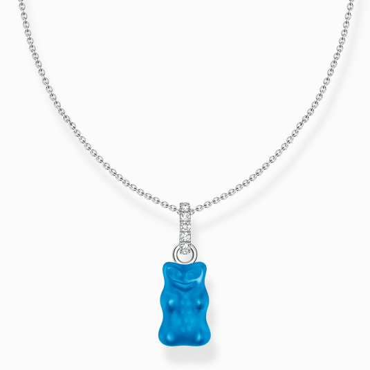THOMAS SABO x HARIBO náhrdelník Blue goldbear KE2209-052-1